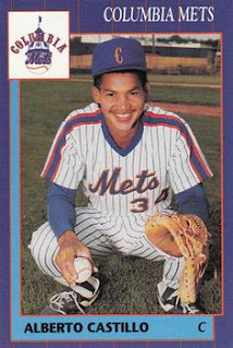 Alberto Castillo 1990 Columbia Mets card