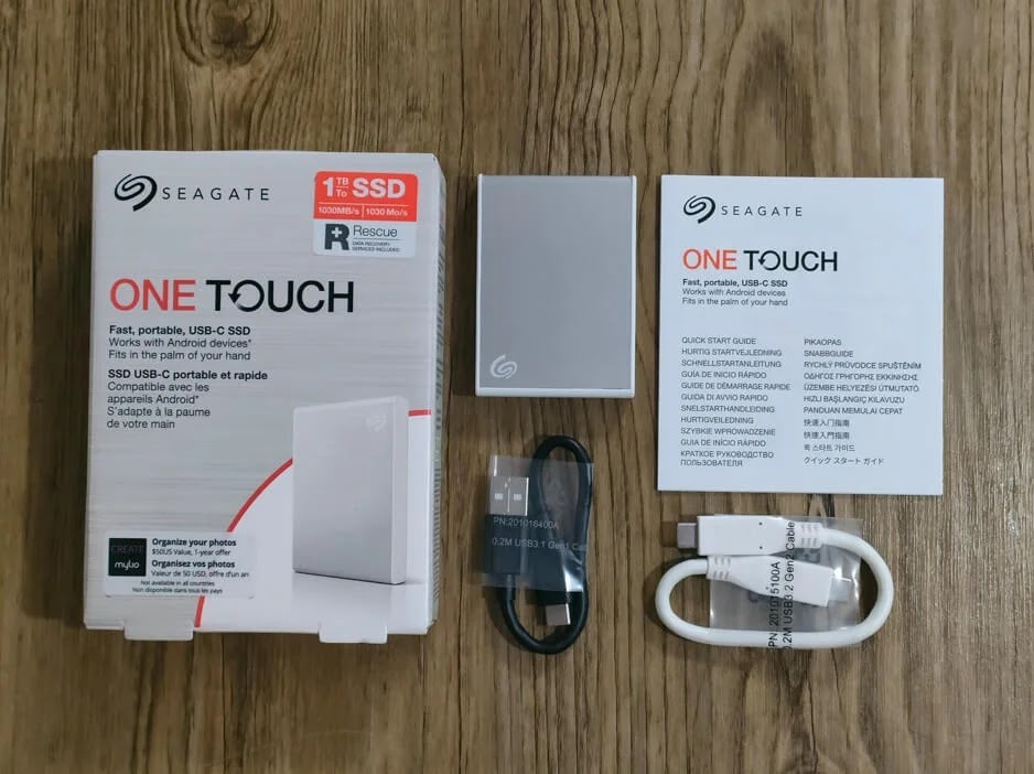 Seagate One Touch SSD Retail Package