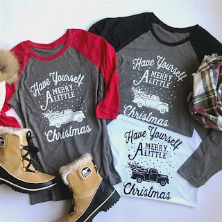  christmas raglan