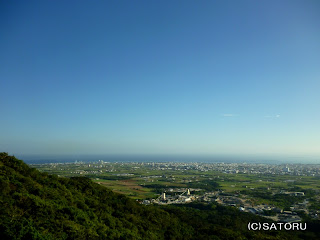 石垣島のバンナ公園展望台からの風景写真