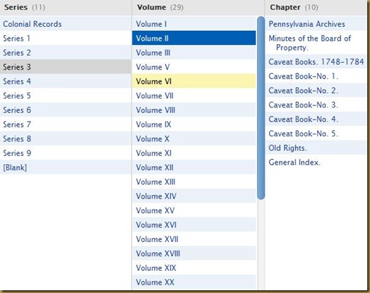 Pennsylvania Archives, Colonial Records, Series 3, Volume II