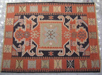 Hindistan'da kilim tarzı kilim