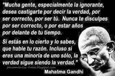 frases de Mahatma Gandhi