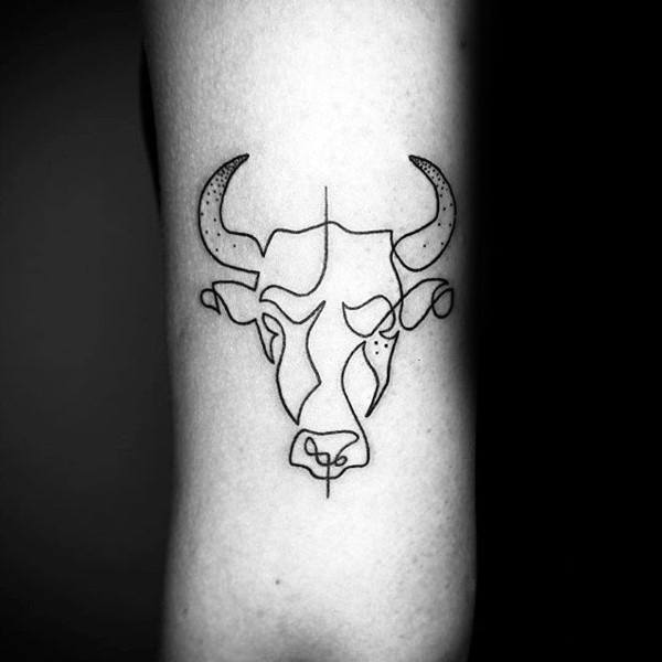 38 tatuagens de vaca para homens