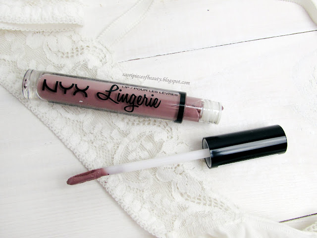 Жидкая матовая помада NYX LIP LINGERIE в оттенке Embellishment / Блог A piece of beauty 