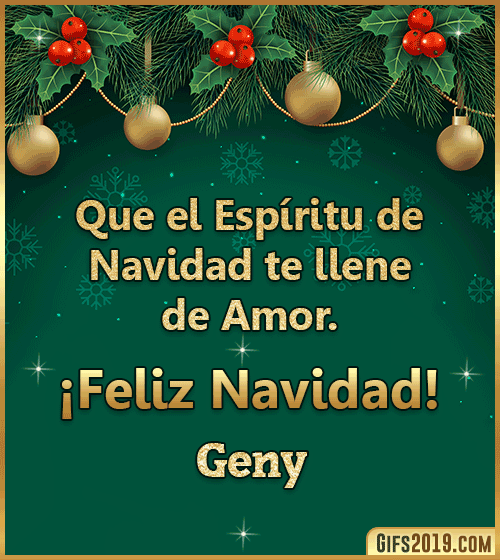 Gif de navidad con nombre geny Gif de navidad con nombre geny