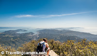 East peak is one of the highest peaks around Mount Tamalpais. Above photograph is clicked from the same peak which offers great view of the San Francisco Bay Area. The museum I visited is close to the parking area of East hill. It's one of the smallest hikes on Mount Tamalpais in California.