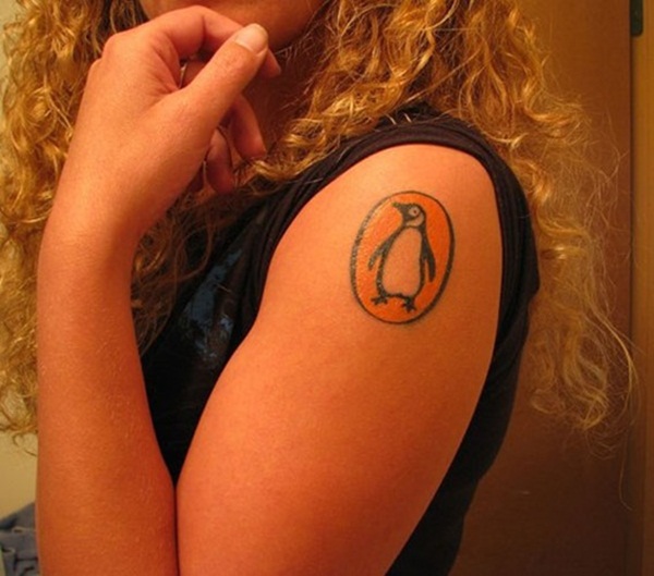 tatuagem pinguim