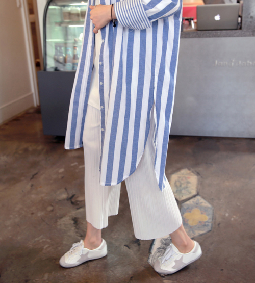 Oversized Striped Shirt