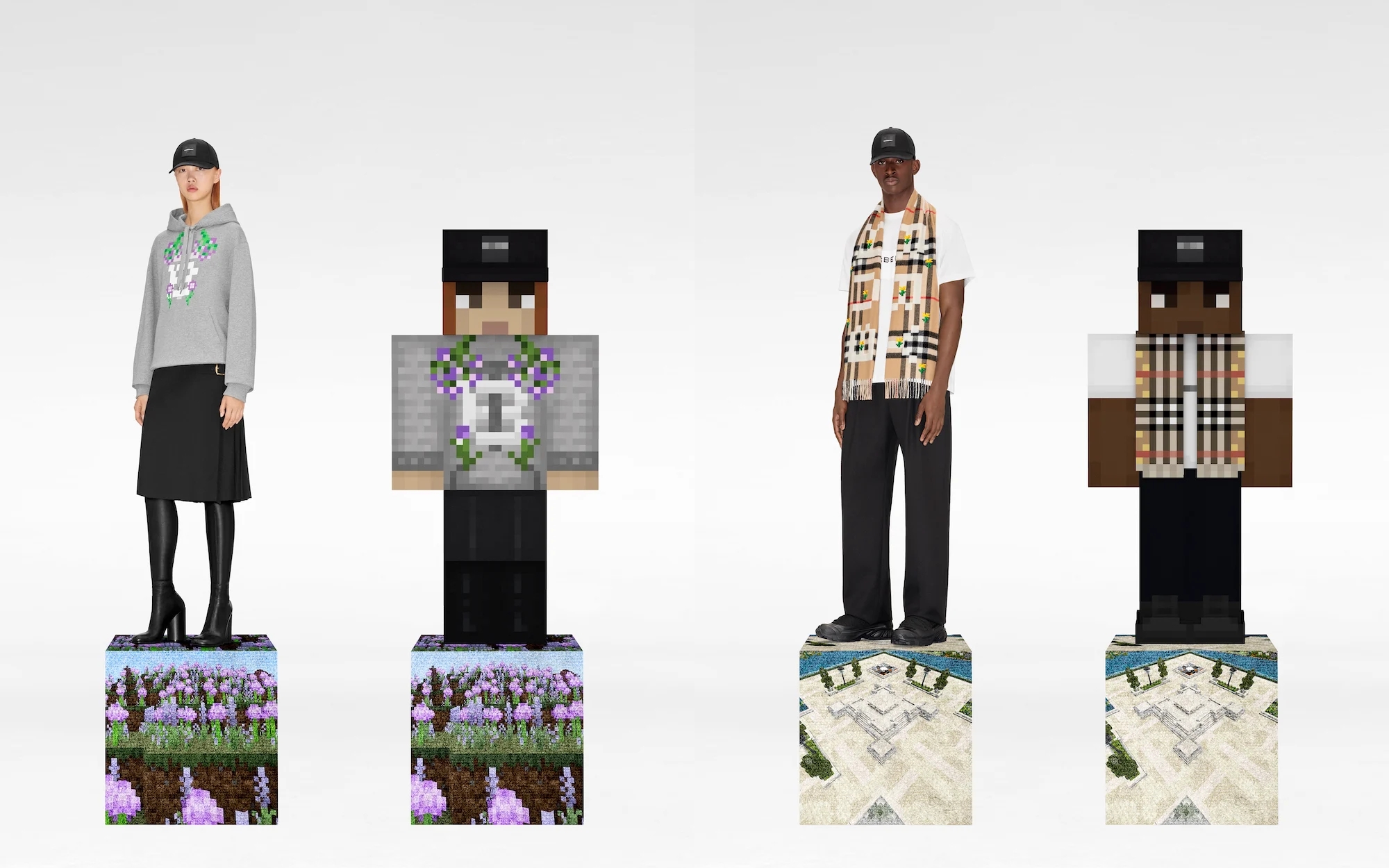 Burberry x Minecraft Unveils New Capsule Collection.