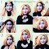 Kumpulan Gambar Tutorial Hijab Pashmina Satin untuk Pesta Pernikahan