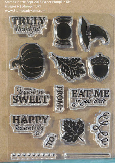 Stampin'UP! September 2015 Paper Pumpkin Kit Stamp Set