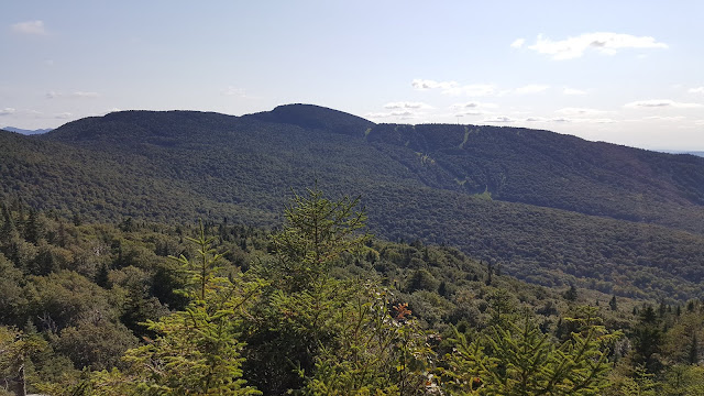 Vue à partir de la crête Dos Orignal