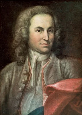 Young Johann Sebastian Bach. Teri Noel Towe seems to demonstrate that the portrait is not of Bach. Painting Johann Ernst Rentsch the Elder (d. 1723)