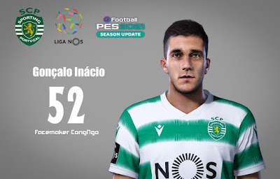 PES 2021 Faces Gonçalo Inácio by CongNgo