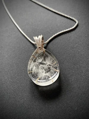 Dandelion wishes pendant from Lottie and Mae on Etsy