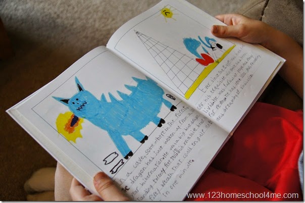 kid made book is perfect for kids to practice their writing and story telling