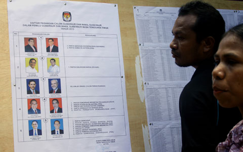 PERHITUNGAN SUARA QUICK COUNT PILGUB NTT 2013 Hitung Cepat Pemilukada 