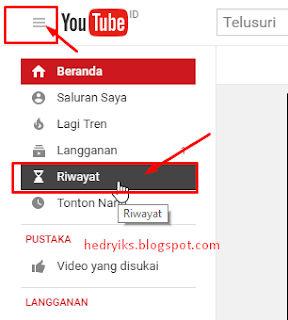 Cara Menghapus Riwayat Video yang Ditonton di Youtube