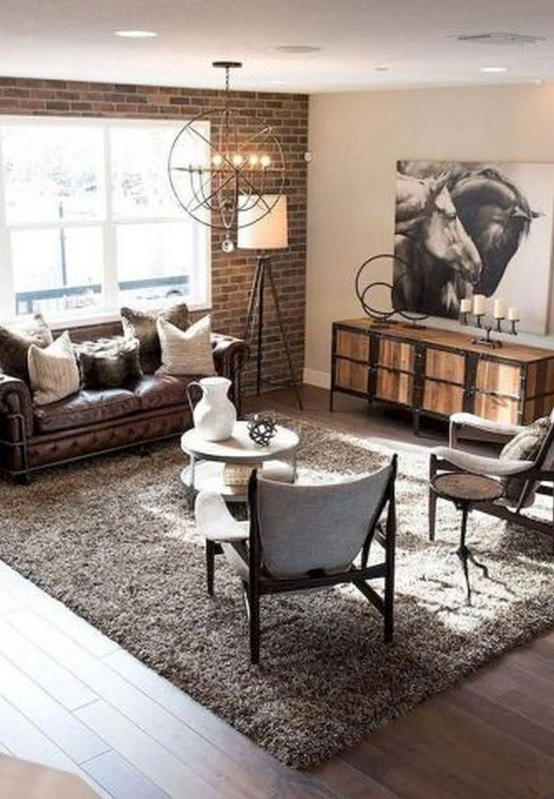 Awesome Industrial Farmhouse Design Ideas To Complement Your Home In 2019 | Rustic Farmhouse ...