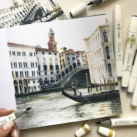 07-I-am-guessing-Venice-Katerina-Brovka-Architecture-in-Bright-Color-Drawings-www-designstack-co