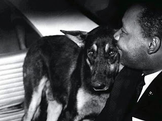 Police Dog Befriends Martin Luther King Jr.