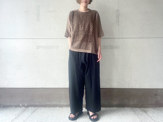 pas de calais【パドカレ】パッチワークレースプルオーバー◆八十八/丸亀香川県・eighty88eight/新居浜愛媛県エイティエイト