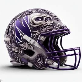 Northwestern Wildcats Halloween Concept Helmets