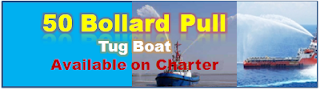 50 Bollard Pull Tug Boats, Tug for Towing, India, East Coast, West Coast, AHT, OSV