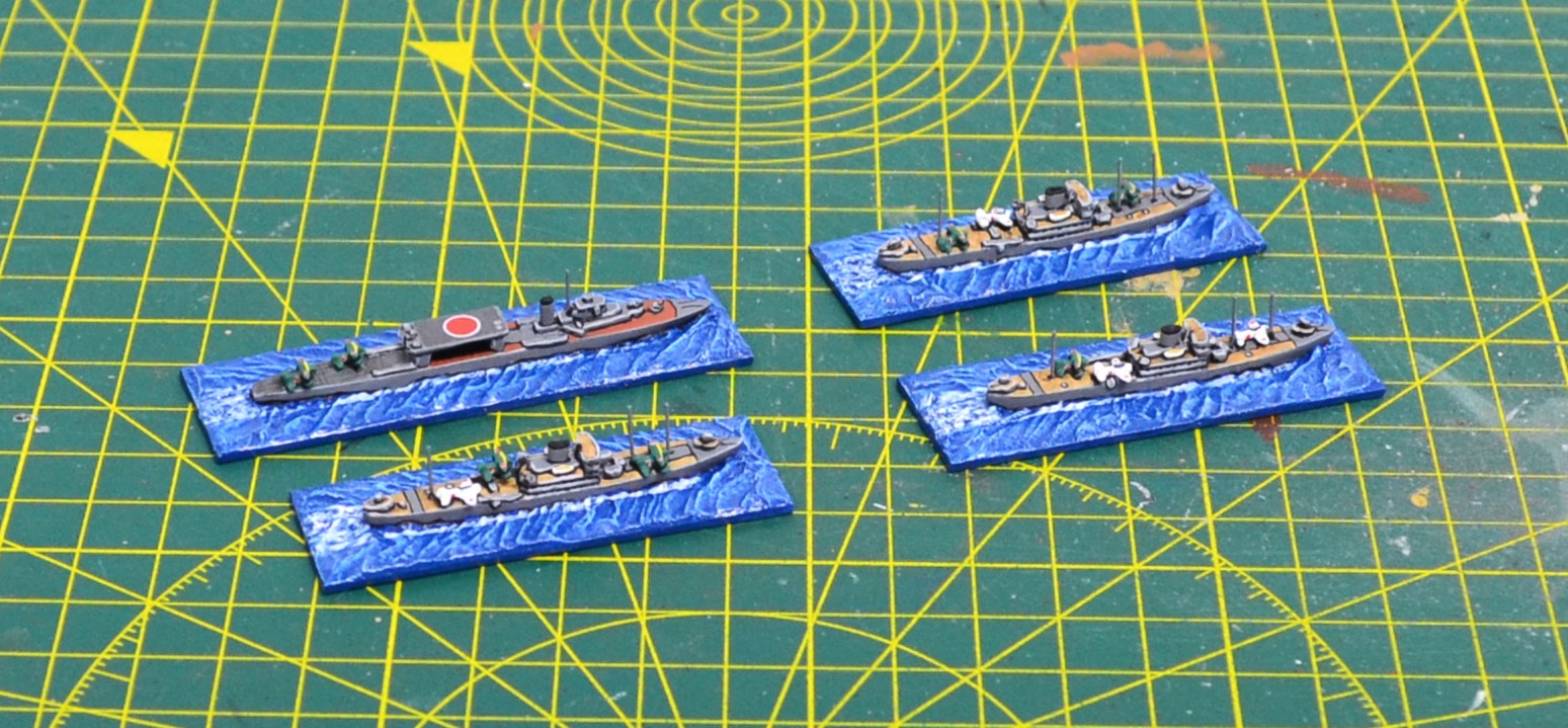 Grymauch's Solo Wargaming Blog : On the Workbench: WW2 Aircraft Carriers