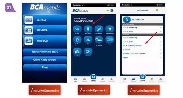 cara bayar adakami lewat m banking bca