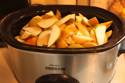 pear butter in the crockpot