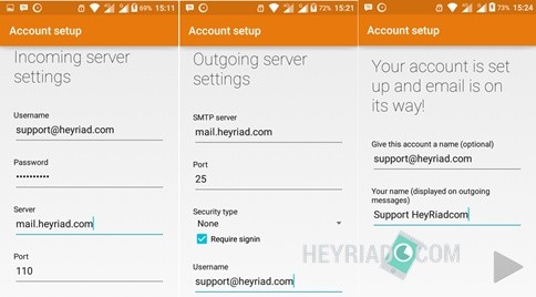  akan diberikan alamat email dengan nama domain dari perusahaan tersebut Cara Setting Email Kantor Di Android