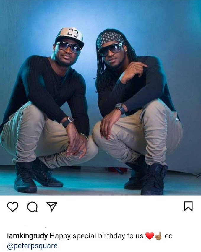 "Happy special birthday to us" Peter, Paul Okoye celebrate each other on their birthday