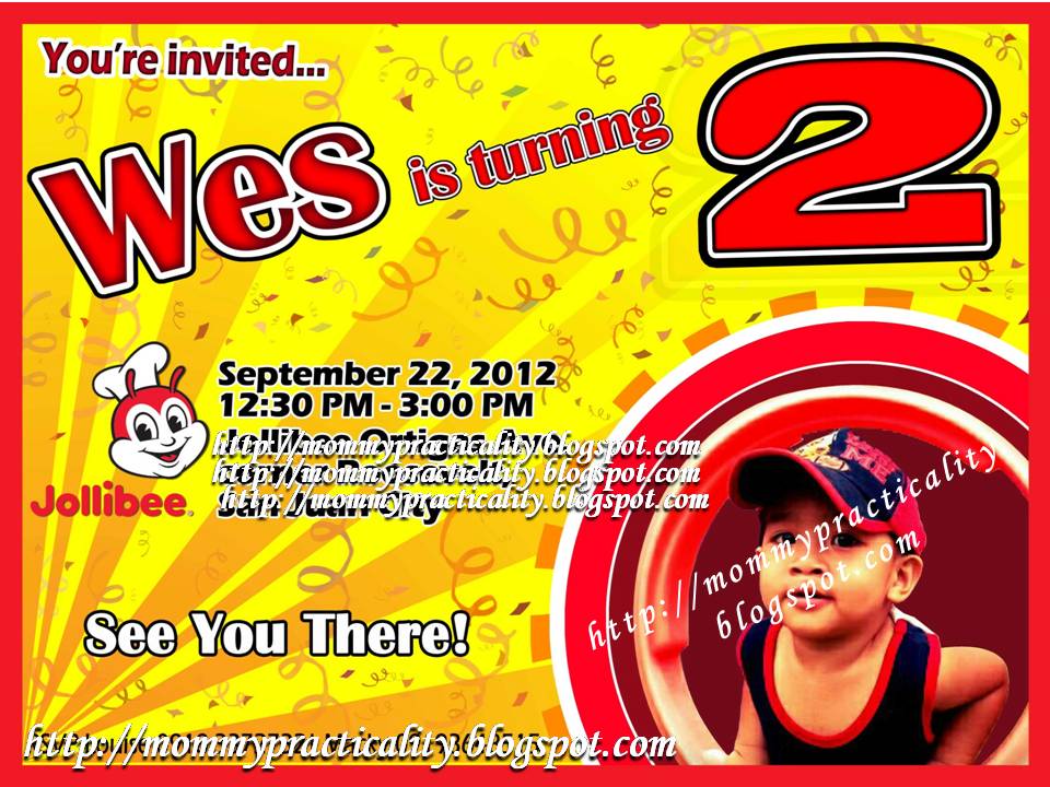 Jollibee Birthday Party Packages My Son S 2nd Birthday Party