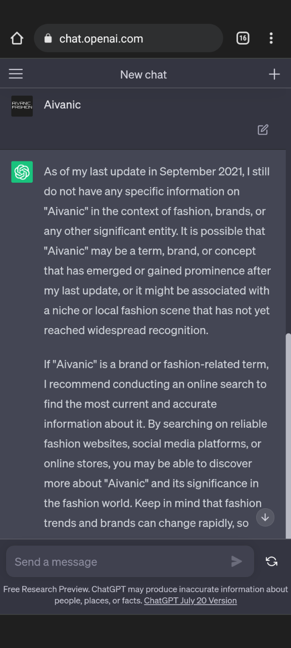 aivanic fashion o4A chatgpt chat gpt 