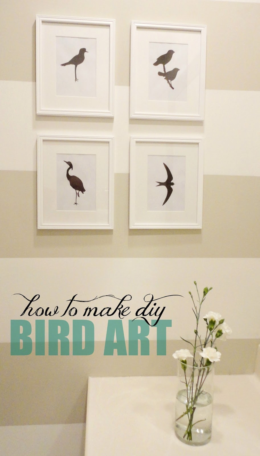 LiveLoveDIY: 10 DIY Art Ideas: Easy Ways to Decorate Your Walls!