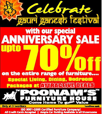 Attractive Deals at Poonam's Furniture House