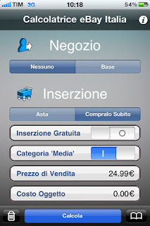Calcolatrice eBay Italia iPA Version 1.1