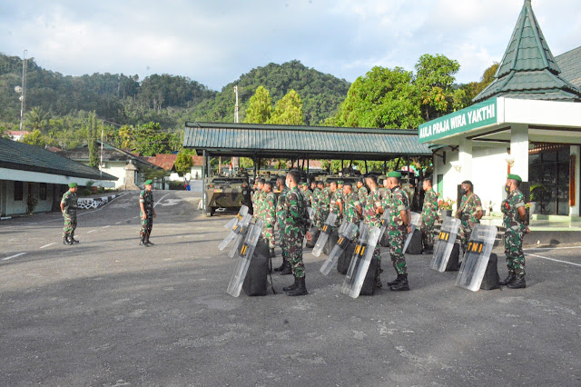 Korem 172 Siagakan Personil Backup Kepolisian Amankan Demo 10 Mei 2022 di Jayapura