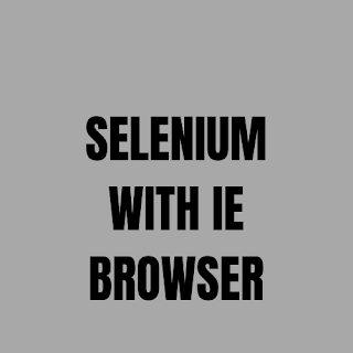 First WebDriver Script on IE browser : Selenium WebDriver tutorial