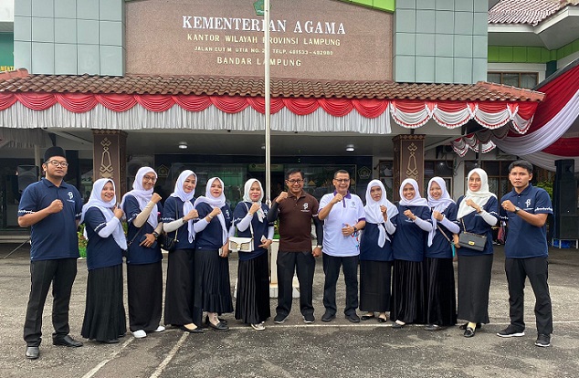 MIN 3 Bandar Lampung Ikuti Upacara HAB Ke-78 Kemenag 