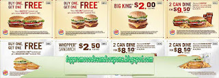 Free Printable Burger King Coupons