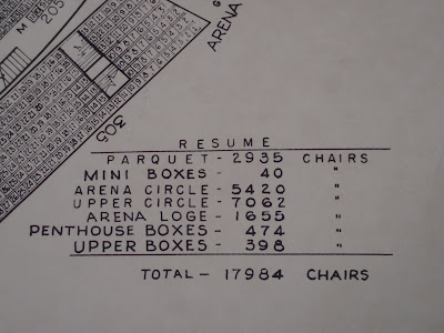 St. Louis Arena seating plan - floor plan