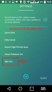 Cara Mudah Ganti Akun POKEMON Go di Android dan IOs