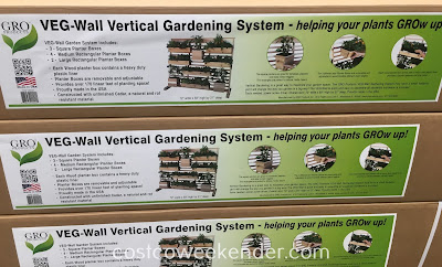 Costco 1056291 - GRO Products VEG-Wall Vertical Gardening System - A great way to expand your garden space