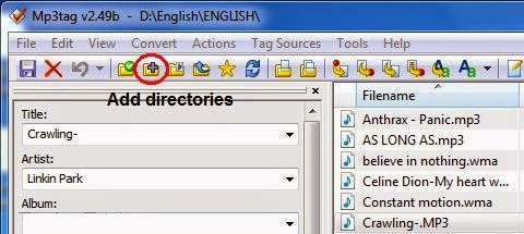 Mp3Tags add directories