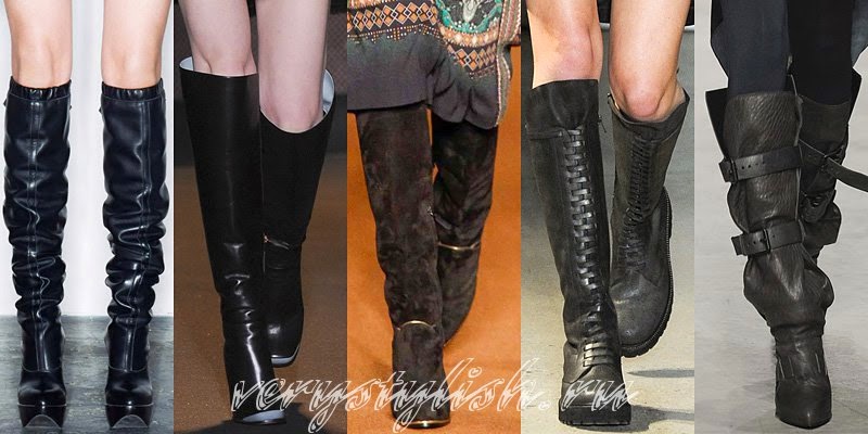 Winter 2015 Women’s High Boots Fashion Trends