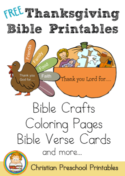Kids Christian Thanksgiving Coloring Sheets 8
