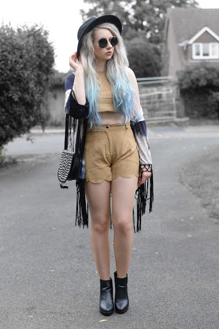 Sammi Jackson - ft Luxemme Coords, Zaful Kimono & Modekungen Studded Bag